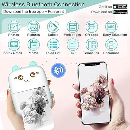 Mini Impresora Portátil Sin Tinta | Imprime Donde Quieras, Cuando Quieras