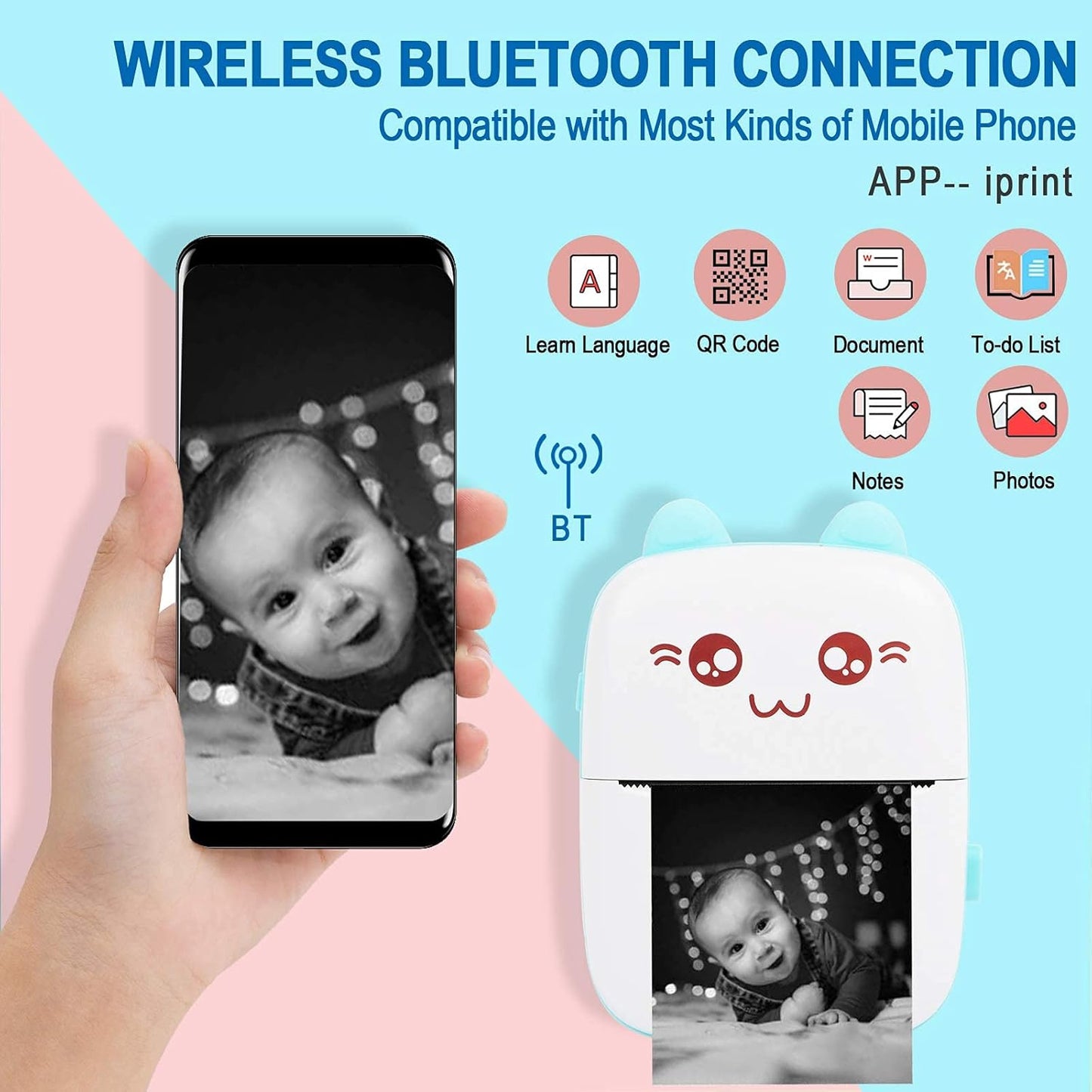 Mini Impresora Portátil Sin Tinta | Imprime Donde Quieras, Cuando Quieras